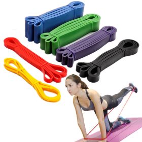 Elastic Resistance Band; Exercise Expander Stretch Fitness Rubber Band; Pull Up Assist Bands For Training Pilates Home Gym Workout (Color: green)