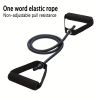 1pc 5 Levels Resistance Bands (suitable Beginner) With Handles Yoga Pull Rope Elastic Fitness Exercise Tube Band For Home Workouts Strength Training