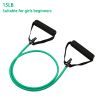 1pc 5 Levels Resistance Bands (suitable Beginner) With Handles Yoga Pull Rope Elastic Fitness Exercise Tube Band For Home Workouts Strength Training