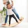 Kids Fitness Toy 12 Inch C Shape Wooden Wobble Balance Board